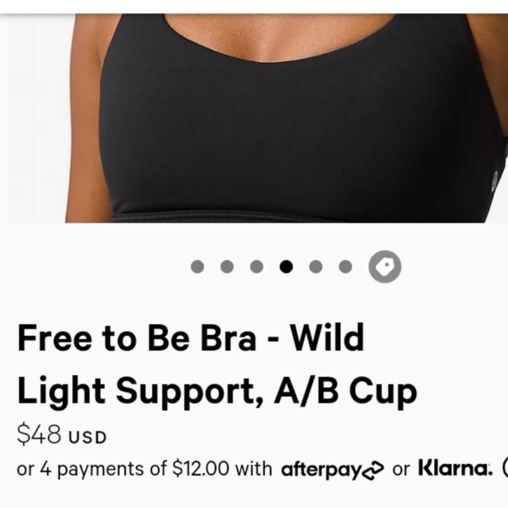 Lululemon Bra 36 E in good condition